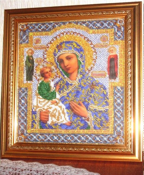 Работа «Иерусалимская (бисером вышивка)»