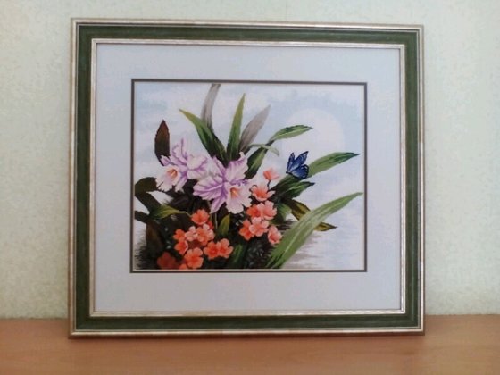 Работа «Весенний букет»