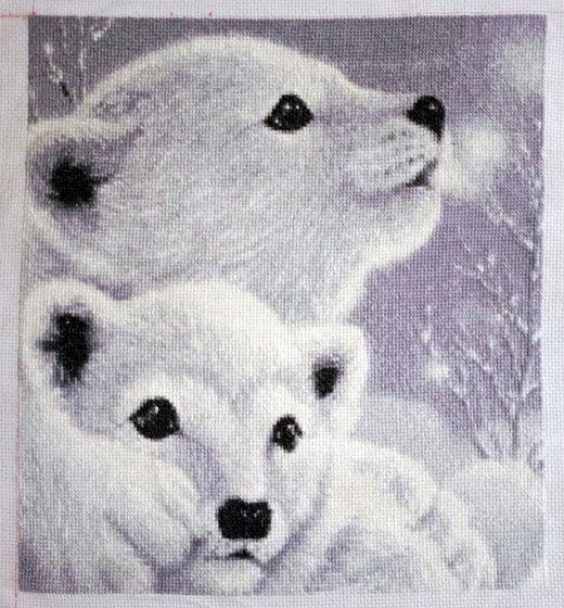 Работа «Белые мишки»