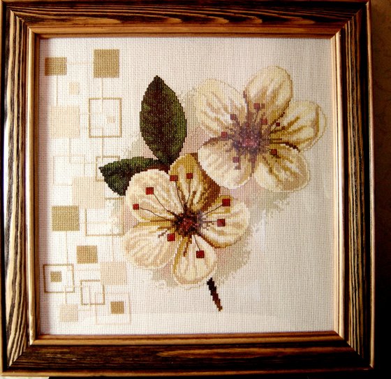 Работа «Цветок вишни»