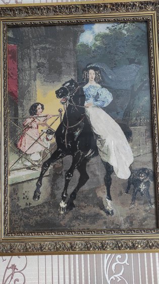 Работа «Всадница»