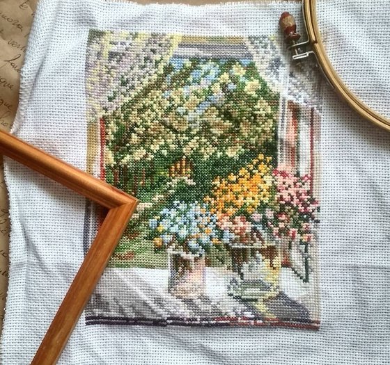 Работа «Летний сад»