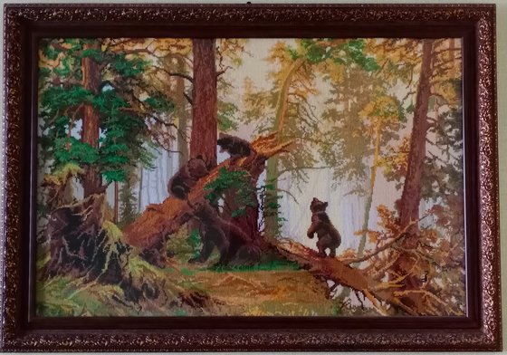 Работа «Утро в сосновом бору»