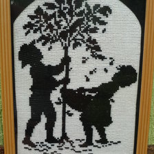 Работа «Сбор яблок»