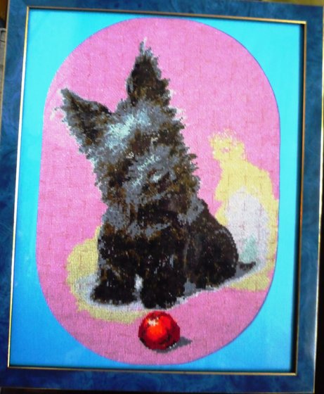 Работа «скотч терьер Тяпа»