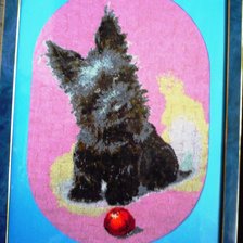 Работа «скотч терьер Тяпа»