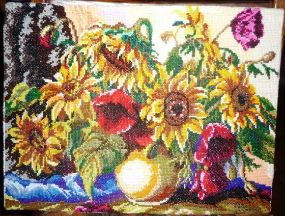 Работа «Подсолнухи»