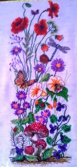 Работа «Полевые цветы»