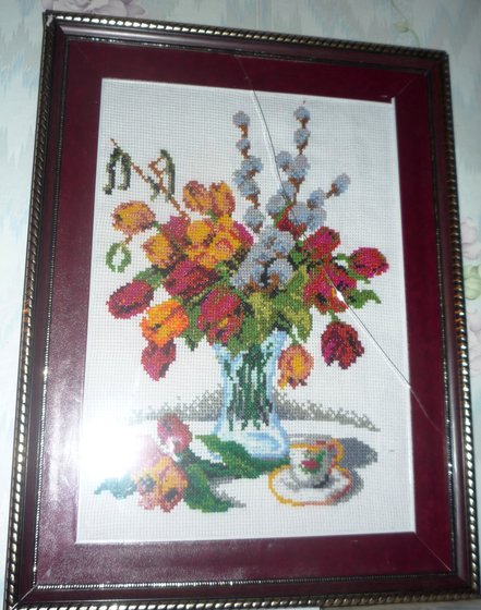 Работа «Весенний букет»