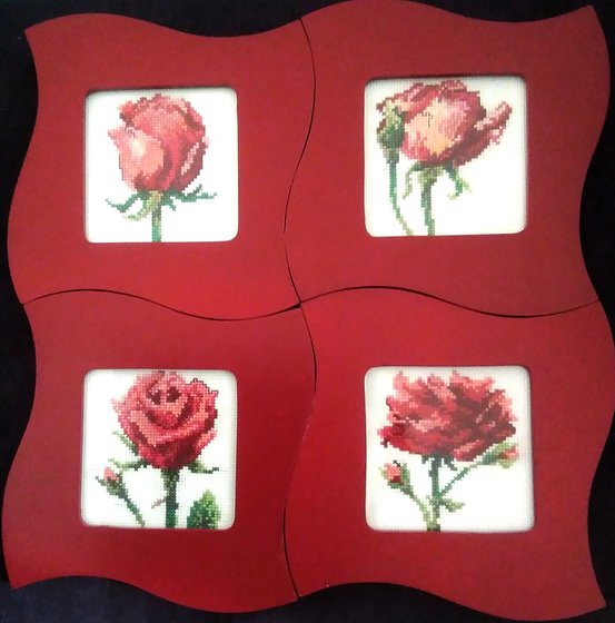 Работа «Миниатюрные розы 2»