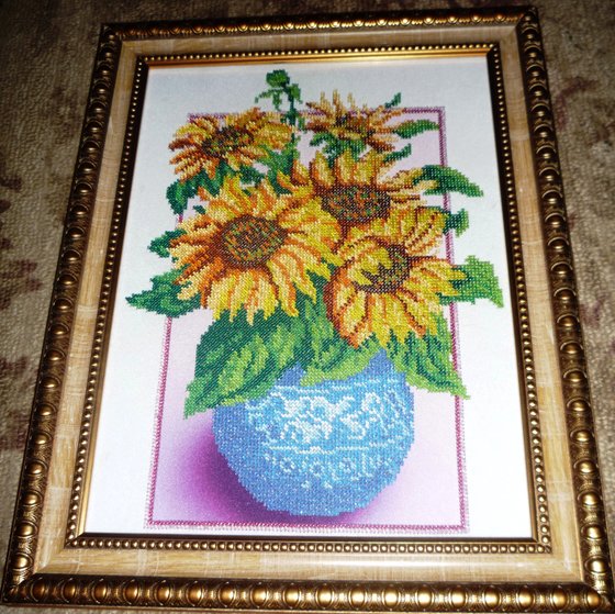 Работа «Подсолнухи.»