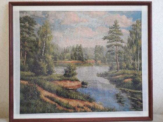 Работа «Лесной пейзаж»