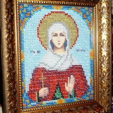 Работа «Икона святая Наталья»
