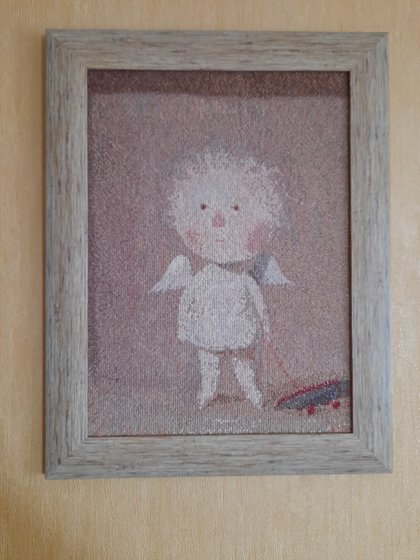 Работа «По картине Евгении Гапчинской "Я твой Ангел"»