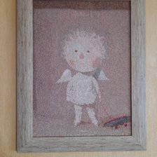 Работа «По картине Евгении Гапчинской "Я твой Ангел"»