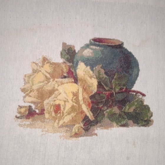 Работа «жёлтые розы»