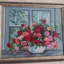 Работа «Букет на окне.»