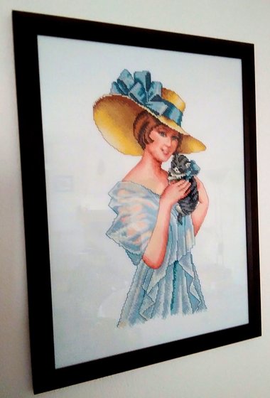 Работа «Дама в голубом»