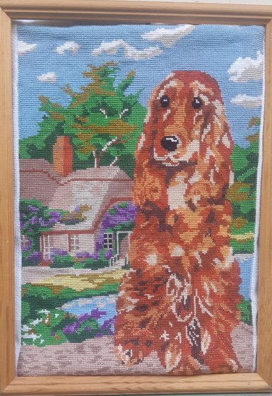 Работа «Одинокий спаниель»