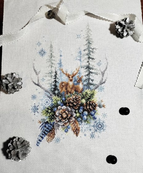 Работа «Чудесная игла "Дух зимнего леса"»