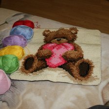 Работа «мишка подушка»