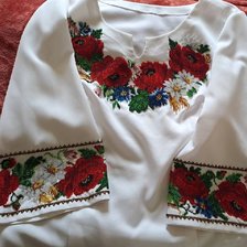 Работа «Вышитая блуза»
