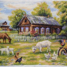 Работа «Деревенский полдень»