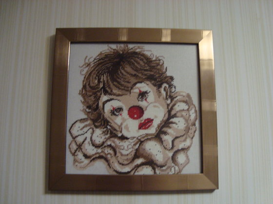 Работа «Грустный клоун»