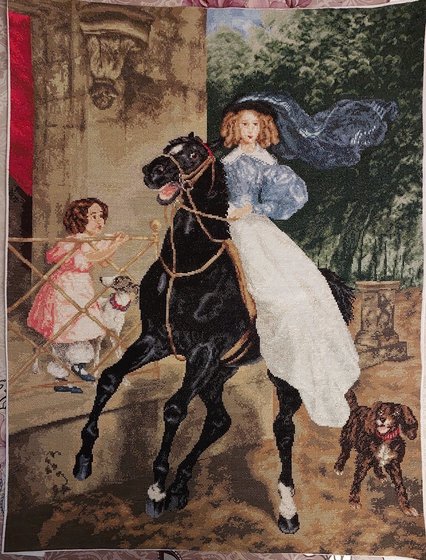 Работа «Всадница»