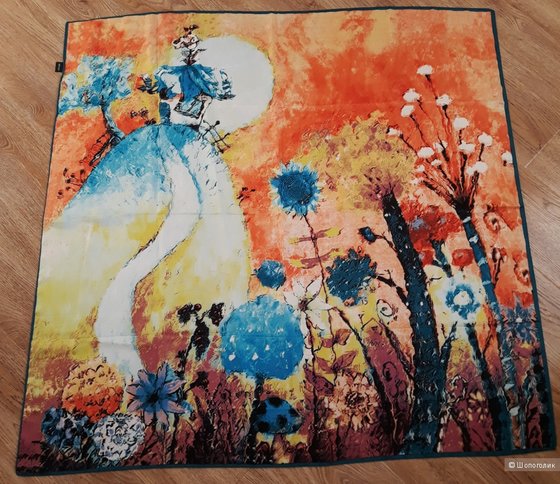 Работа «Платок (исходник для вышивки)»