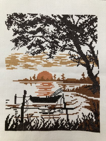 Работа «На закате»