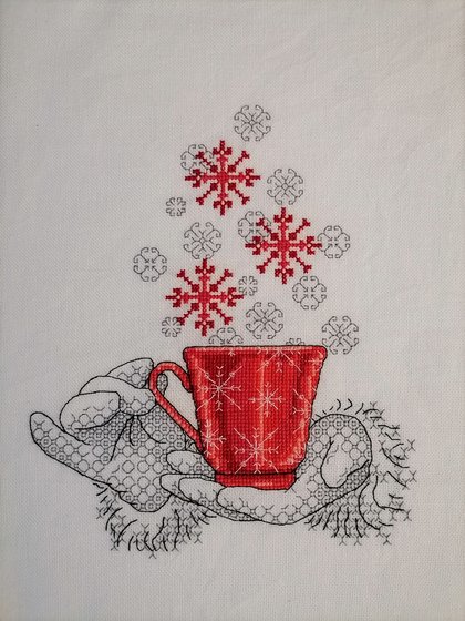 Работа «Зимняя чашка»