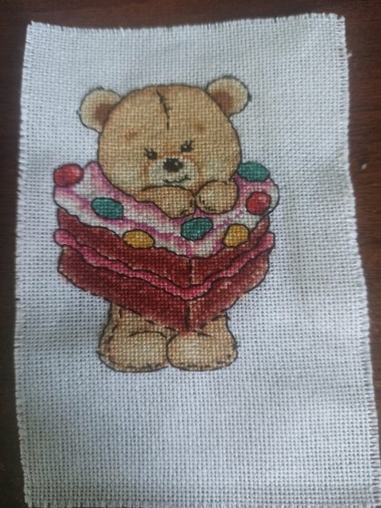 Работа «Мишка торт»