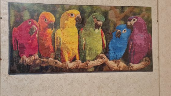 Работа «Попугаи»