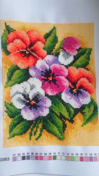 Работа «Фиалки»