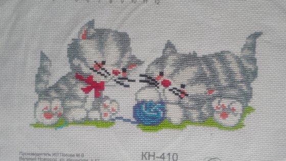 Работа «Милые котята»