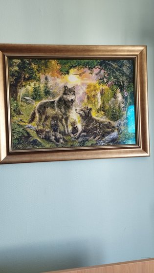 Работа «Волчья семья»