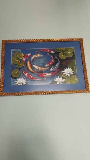 Работа «Карпы кои»