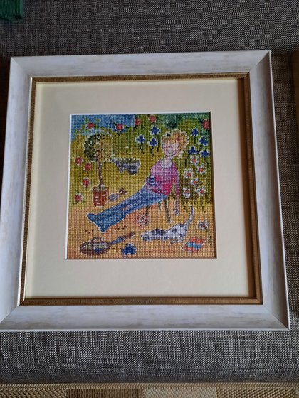 Работа «Мама на даче»