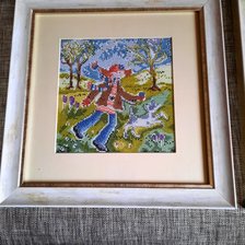 Работа «Внучка на даче»