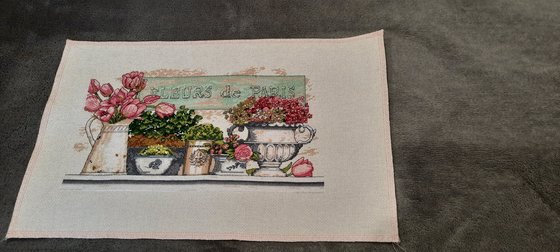 Работа «Цветы Парижа»