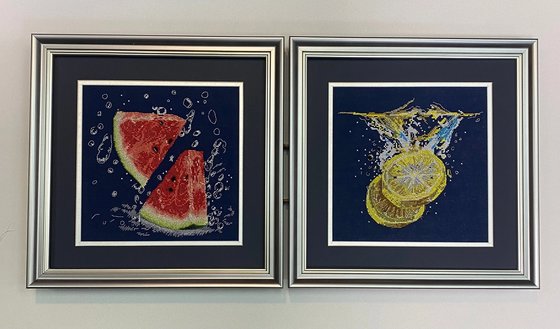 Работа «Арбузный и лимонный фреш.»