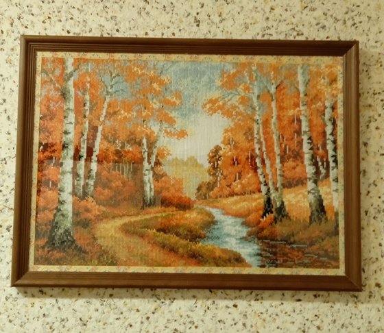 Работа «Осень, роща»