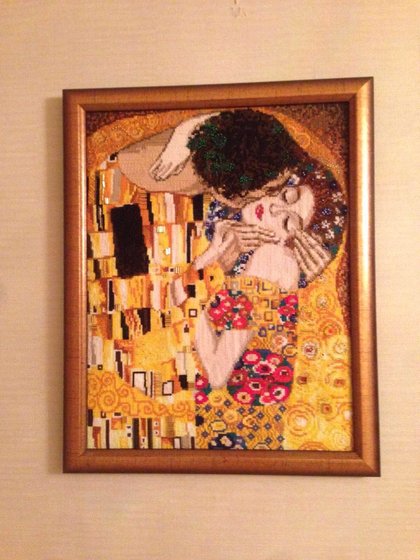 Работа ««Поцелуй» Климт»