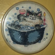 Работа «Кот в ванной»