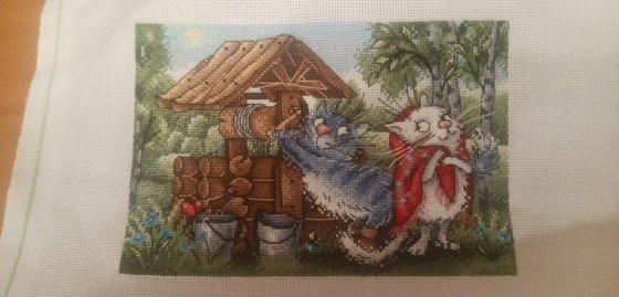 Работа «Свидание у колодца»