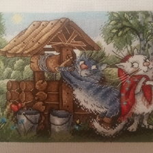 Работа «Свидание у колодца»