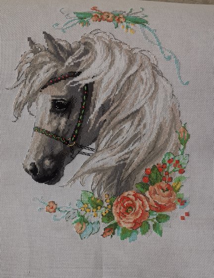 Работа «Белогривая лошадка»