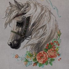 Работа «Белогривая лошадка»