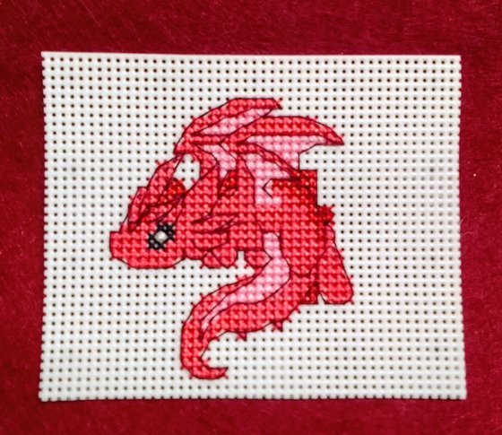 Работа «Красный дракончик»